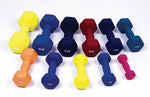 Dumbell Weight Color Vinyl Coated 10 Lb