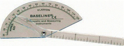 Finger Goniometer  Baseline Plastic  Flexion/Hyper-Extensn