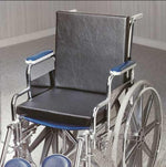 Solid Back Insert Wheelchair Cushion  18 x16 x1.25  w/Strap