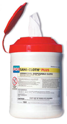 Sanicloth 'Plus' Classic Wipes 6  x 6.75  Tub/160