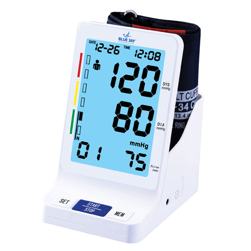 Blue Jay Perfect Measure Big Digit Talking Dlx BP Monitor